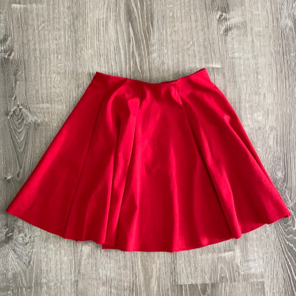 Red Zara Mini Skirt